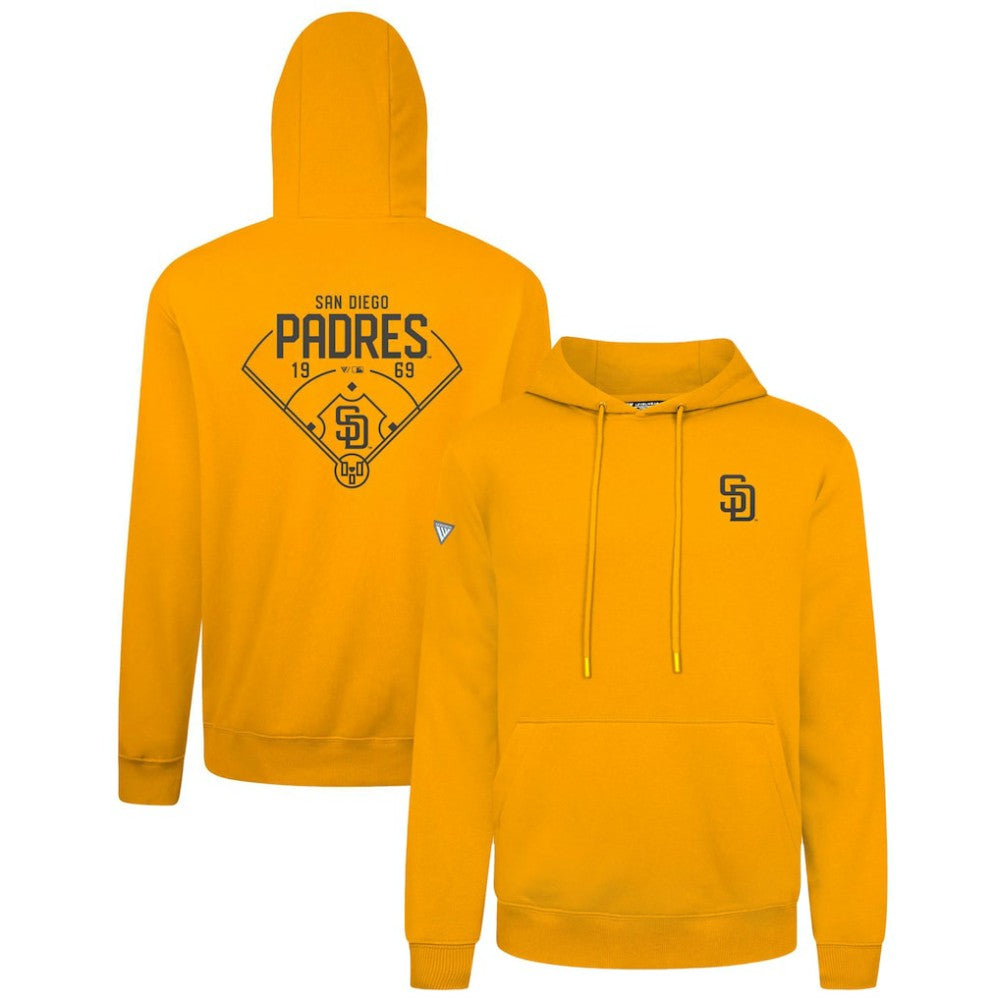 San Diego Padres Levelwear Podium Primary Pullover Hoodie | MLB Shop
