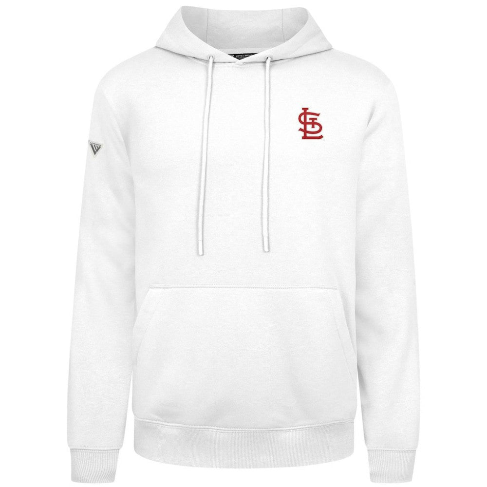 St. Louis Cardinals Levelwear Podium Primary Pullover Hoodie | MLB New