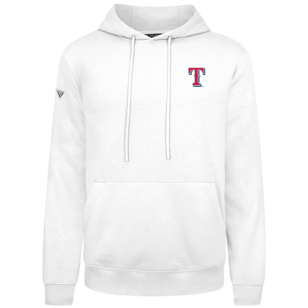 Texas Rangers Levelwear Podium Primary Pullover Hoodie | MLB Outlet