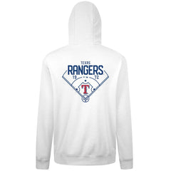 Texas Rangers Levelwear Podium Primary Pullover Hoodie | MLB Outlet