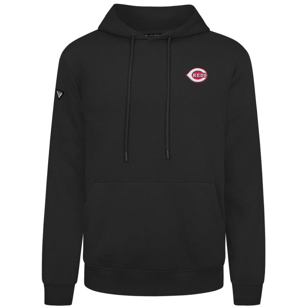 Cincinnati Reds Levelwear Podium Primary Pullover Hoodie | MLB Outlet