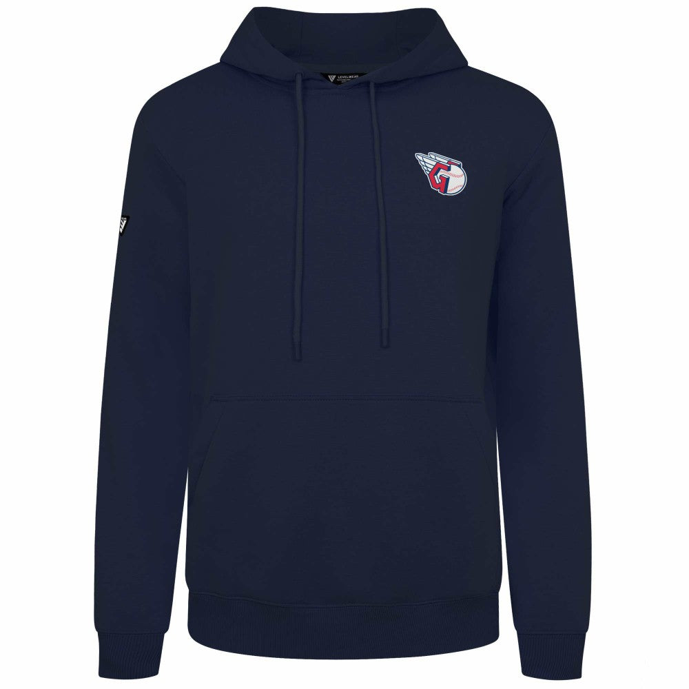 Cleveland Guardians Levelwear Podium Primary Pullover Hoodie | MLB Outlet