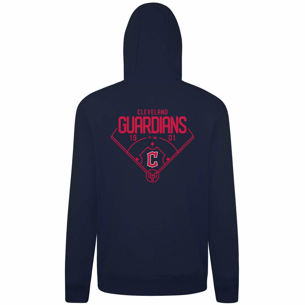 Cleveland Guardians Levelwear Podium Primary Pullover Hoodie | MLB Outlet