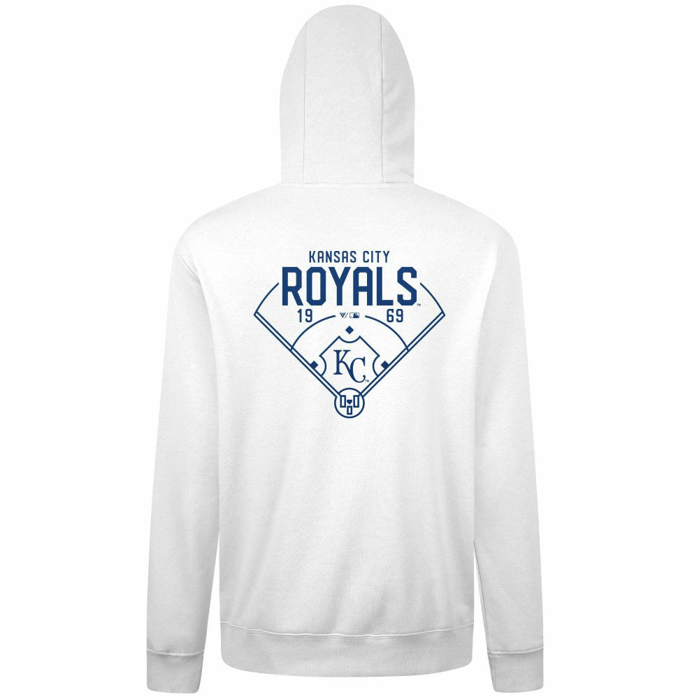 Kansas City Royals Levelwear Podium Primary Pullover Hoodie | MLB New