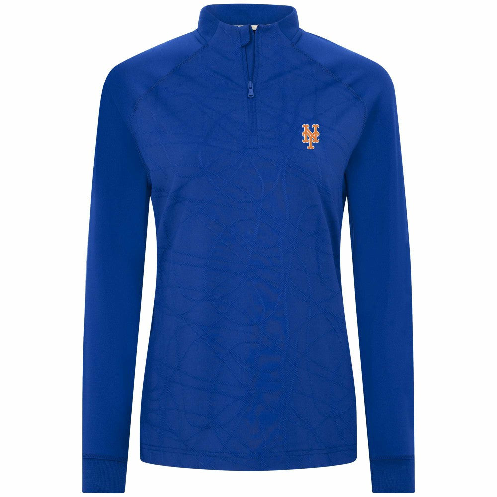 New York Mets Levelwear Women's Amethyst Insignia 2.0 Quarter-Zip Jacket | MLB Sale