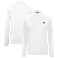 Toronto Blue Jays Levelwear Women's Amethyst Insignia 2.0 Quarter-Zip Jacket | MLB US