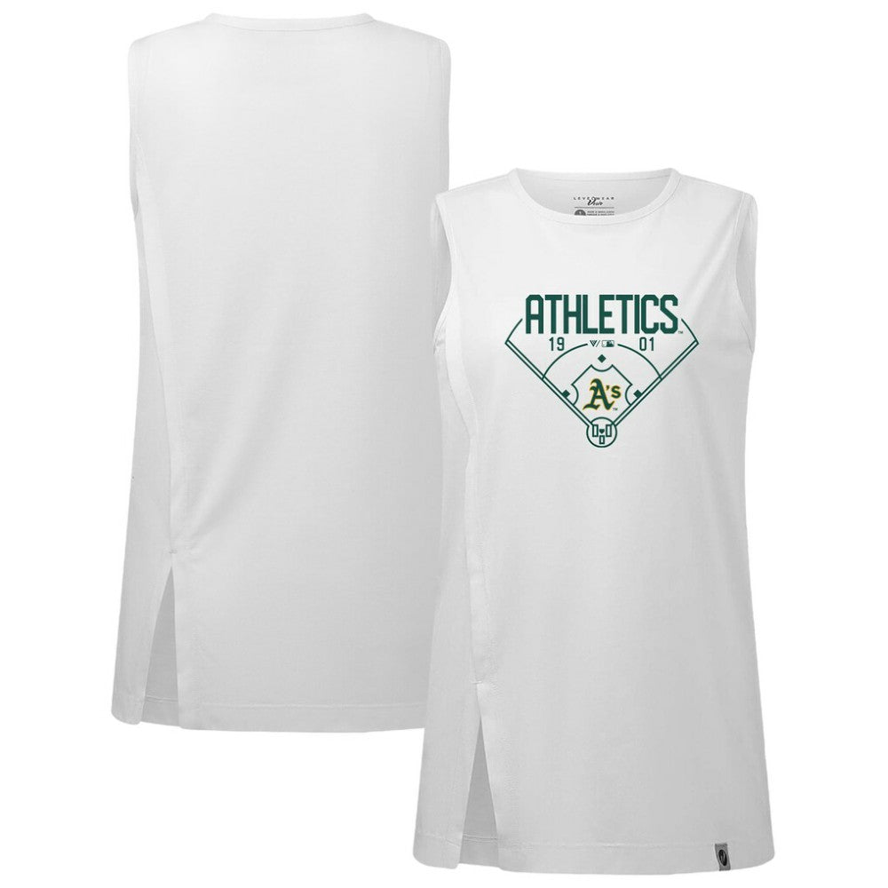 Athletics Levelwear Women's Influx Home Field Tank Top | MLB Shop