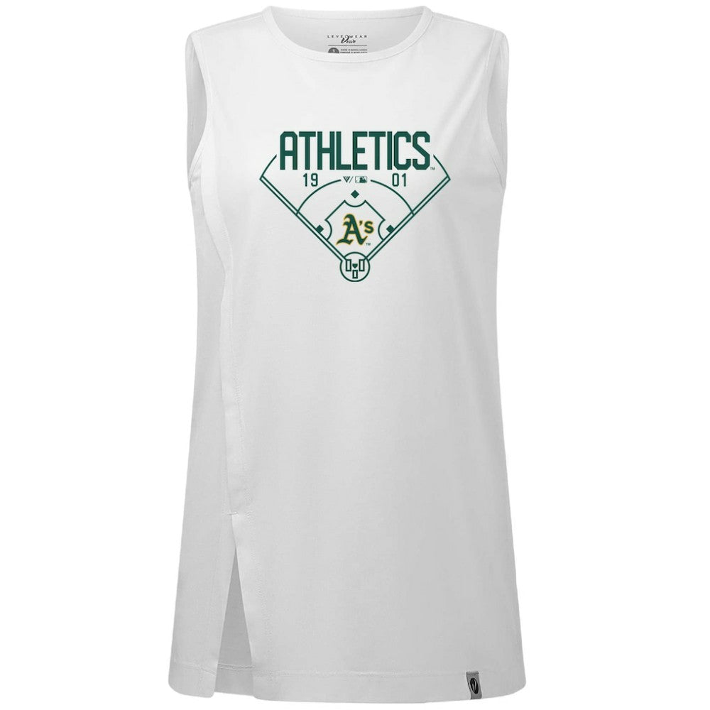 Athletics Levelwear Women's Influx Home Field Tank Top | MLB Shop