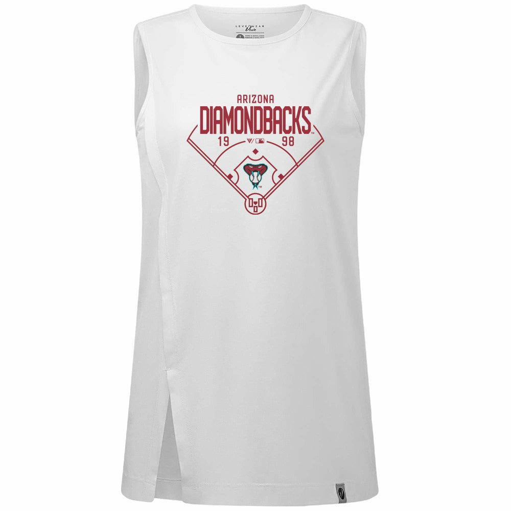 Arizona Diamondbacks Levelwear Women's Influx Home Field Tank Top | MLB On Sale