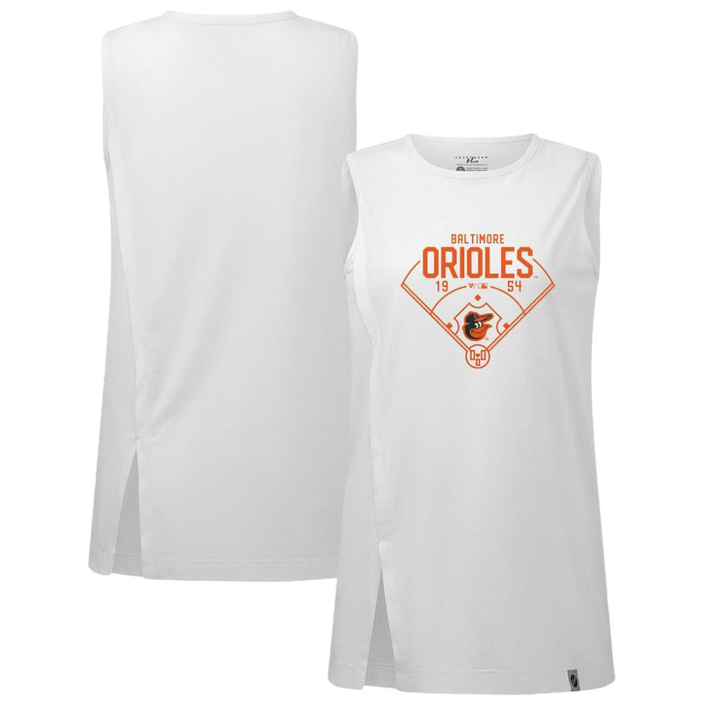 Baltimore Orioles Levelwear Women's Influx Home Field Tank Top | MLB On Sale