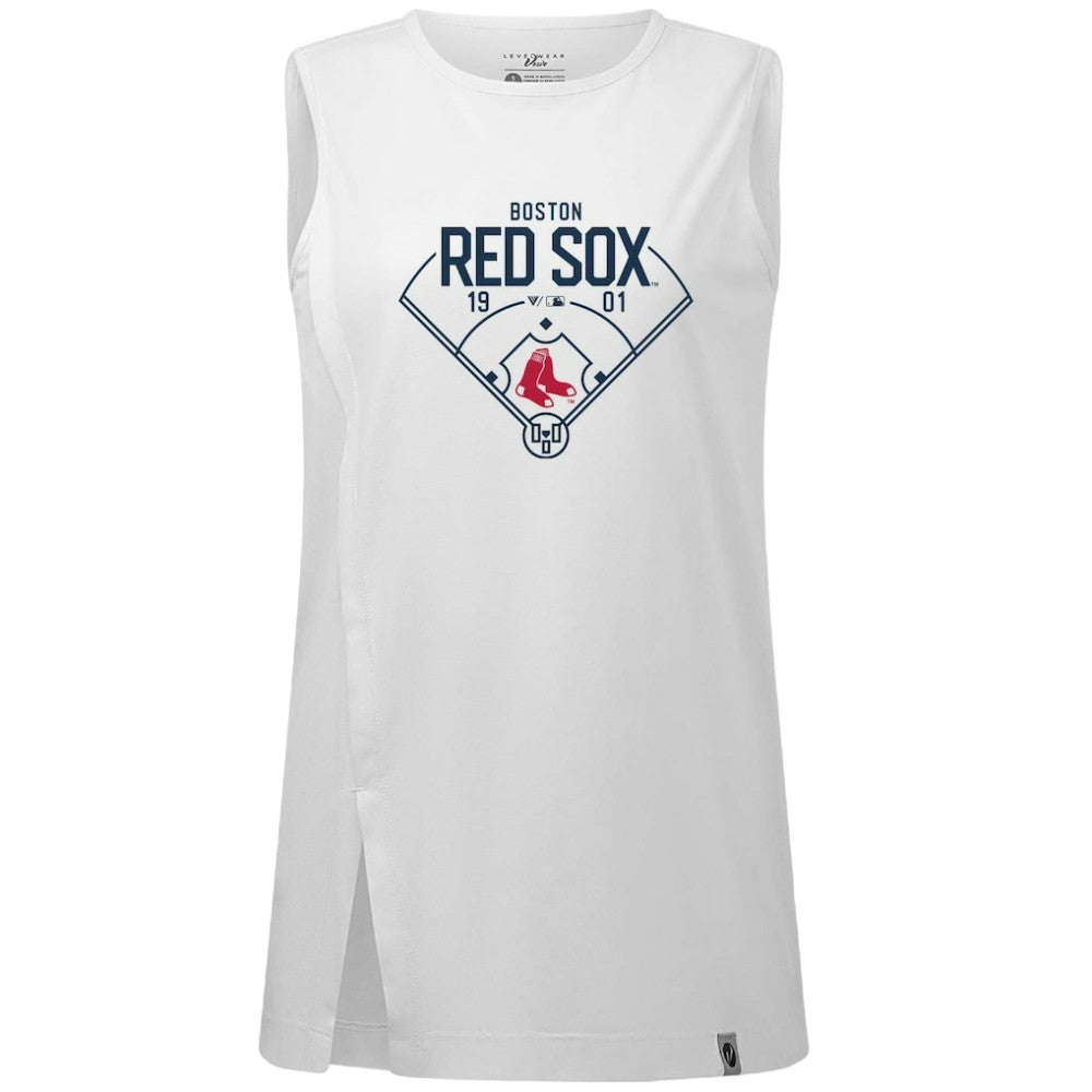 Boston Red Sox Levelwear Women's Influx Home Field Tank Top | MLB Shop