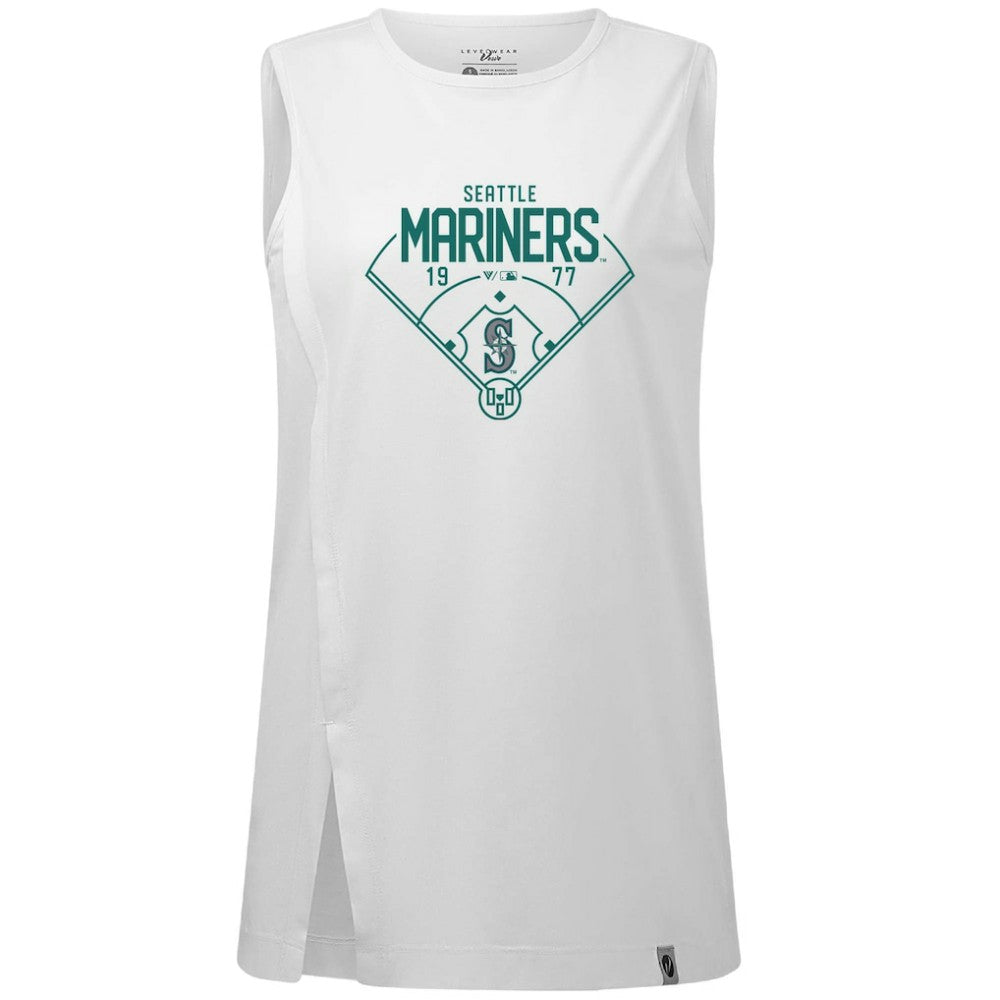 Seattle Mariners Levelwear Women's Influx Home Field Tank Top | MLB Near me