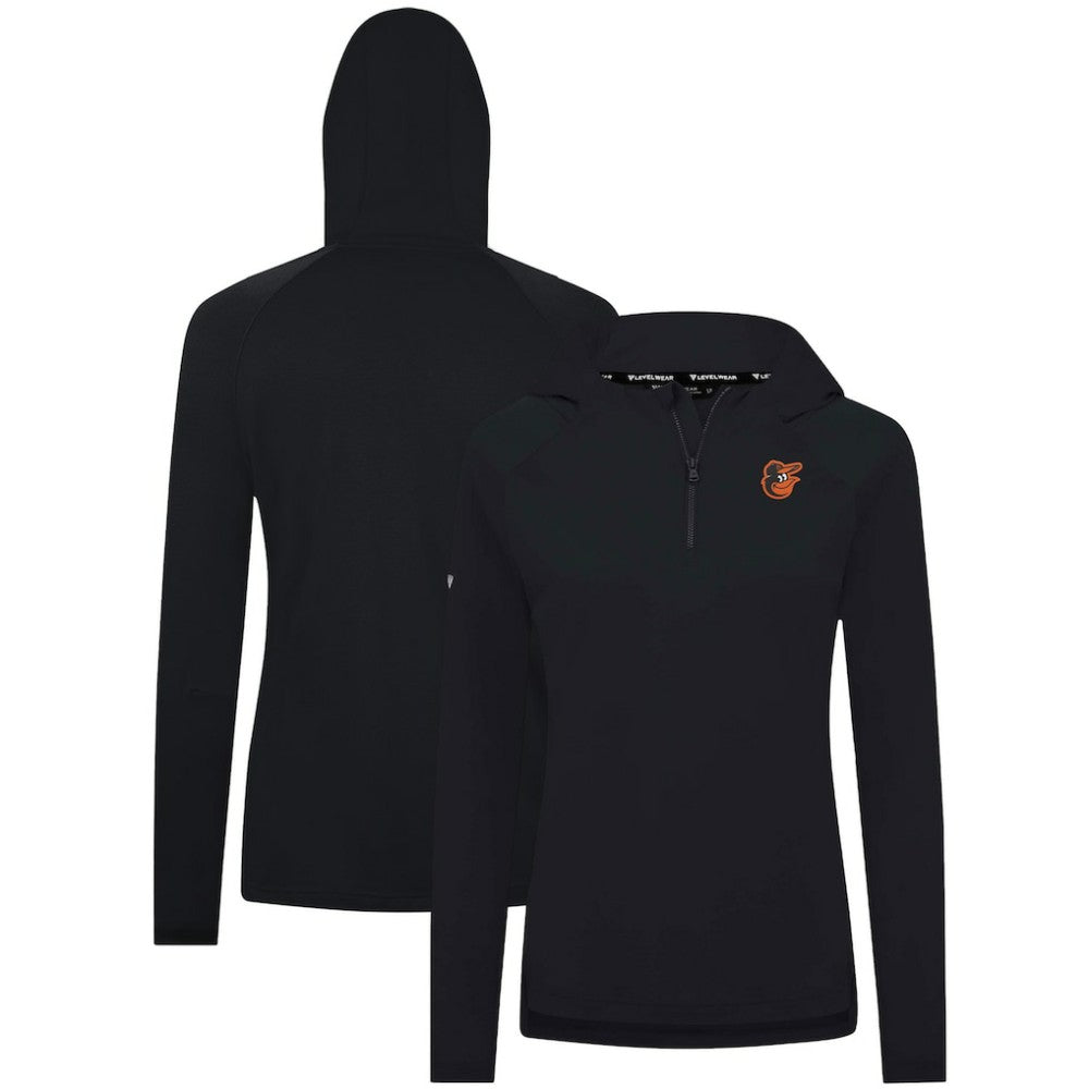 Baltimore Orioles Levelwear Women's Raven Insignia 2.0 Quarter-Zip Jacket | MLB Discount