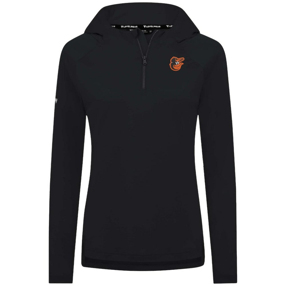 Baltimore Orioles Levelwear Women's Raven Insignia 2.0 Quarter-Zip Jacket | MLB Discount