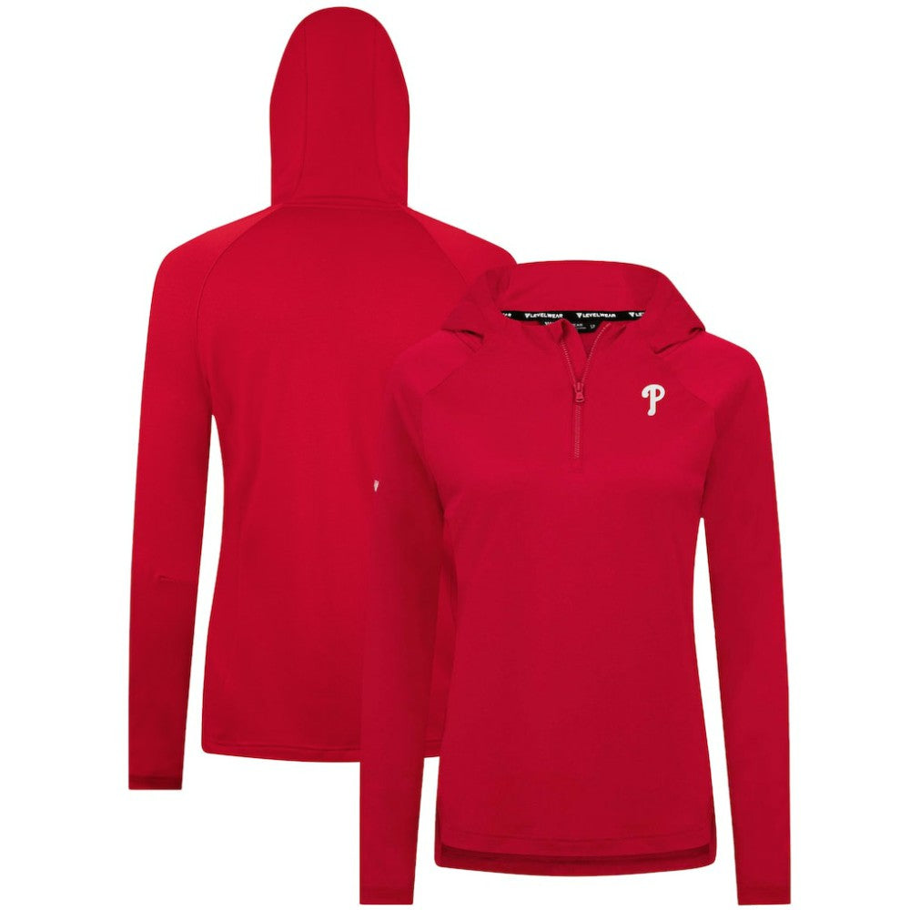 Philadelphia Phillies Levelwear Women's Raven Insignia 2.0 Quarter-Zip Jacket | MLB Online