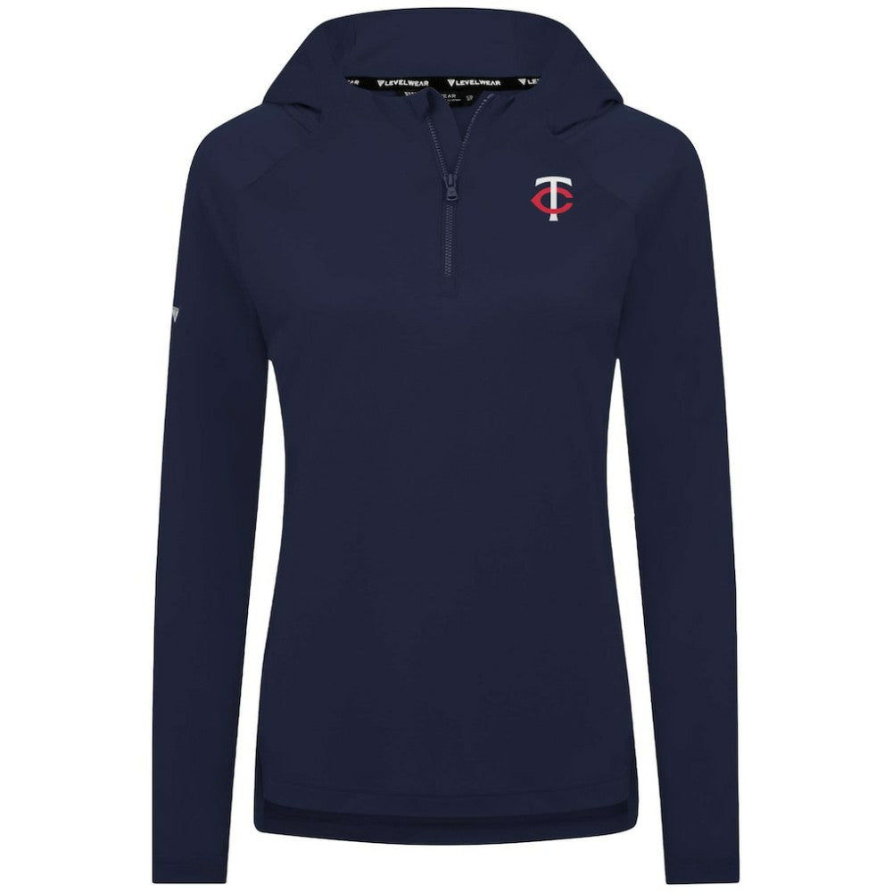 Minnesota Twins Levelwear Women's Raven Insignia 2.0 Quarter-Zip Jacket | MLB Sale
