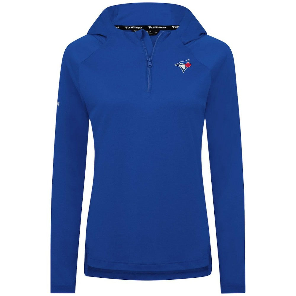 Toronto Blue Jays Levelwear Women's Raven Insignia 2.0 Quarter-Zip Jacket | MLB Sale