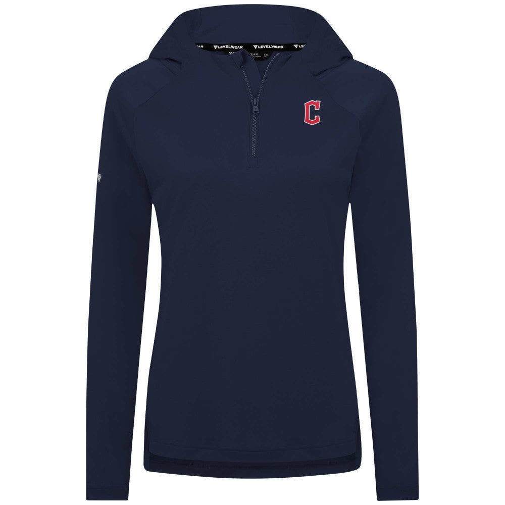 Cleveland Guardians Levelwear Women's Raven Insignia 2.0 Quarter-Zip Jacket | MLB Sale