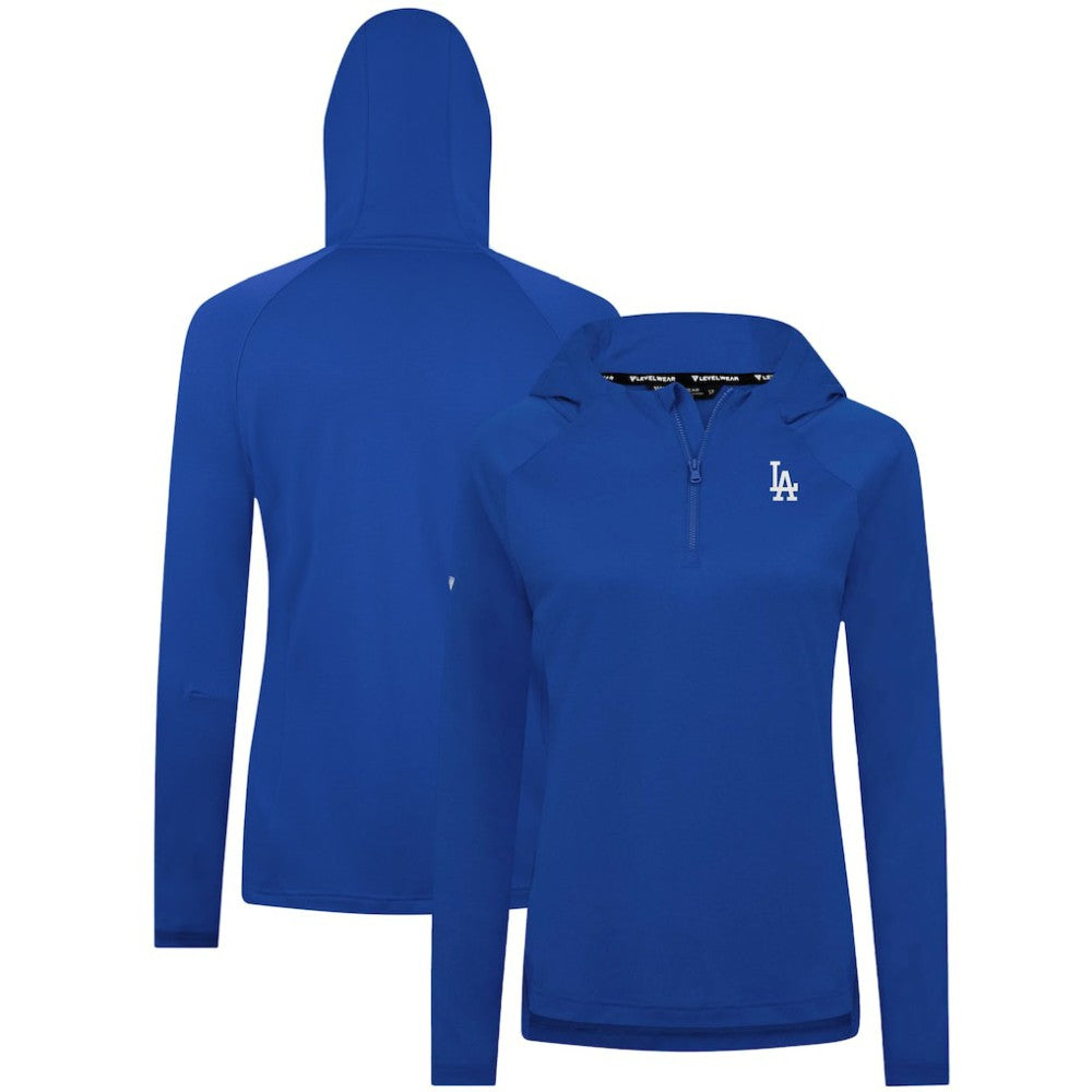 Los Angeles Dodgers Levelwear Women's Raven Insignia 2.0 Quarter-Zip Jacket | MLB New
