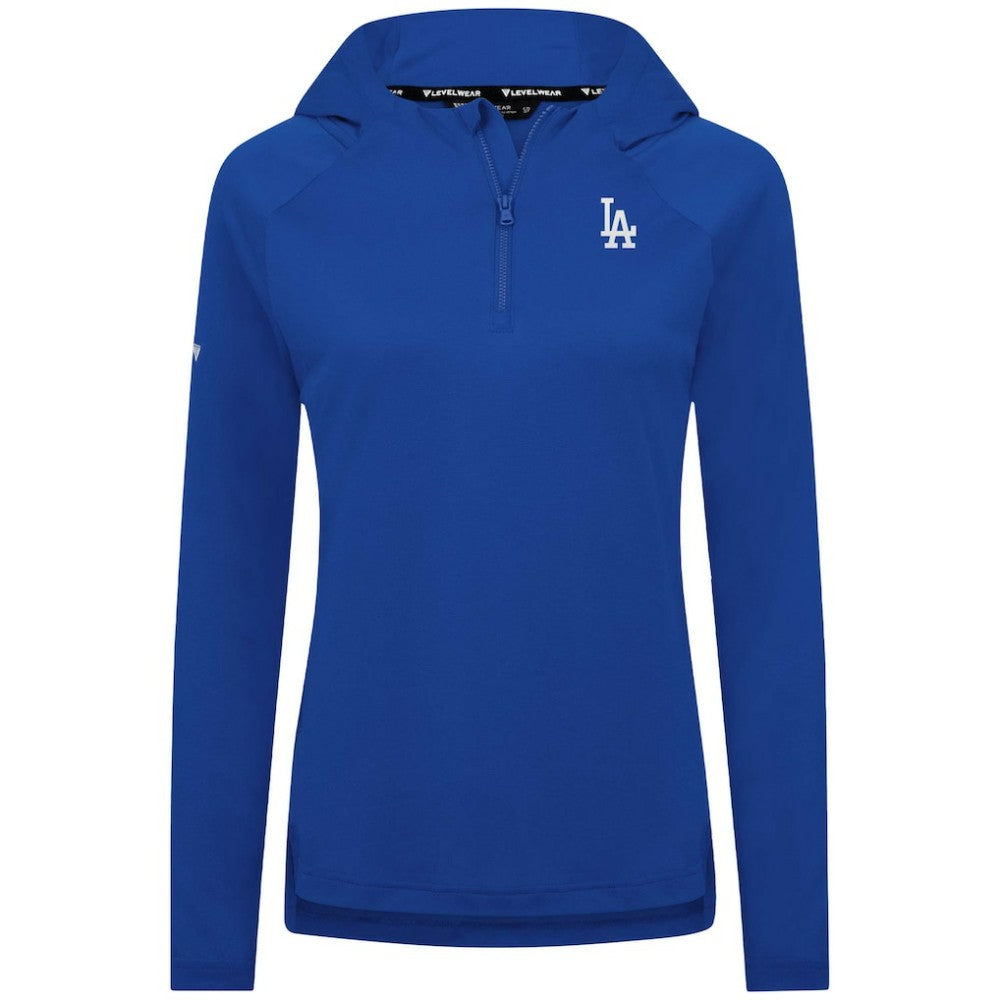 Los Angeles Dodgers Levelwear Women's Raven Insignia 2.0 Quarter-Zip Jacket | MLB New