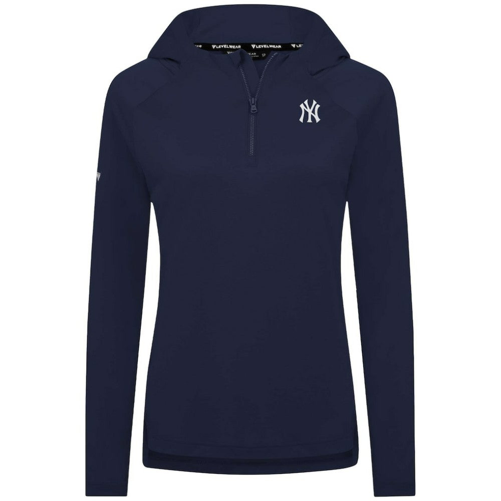 New York Yankees Levelwear Women's Raven Insignia 2.0 Quarter-Zip Jacket | MLB US