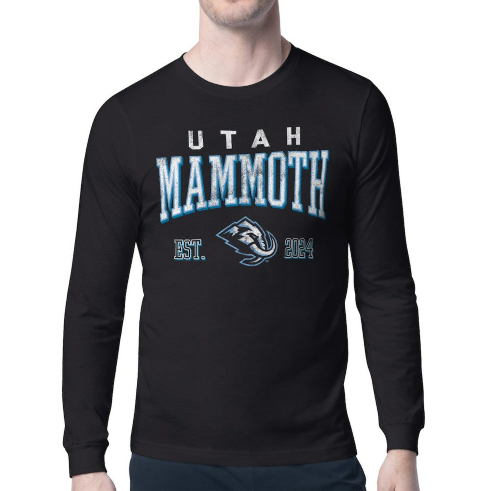 Utah Mammoth Starter Retro Graphic Long Sleeve T-Shirt Sale