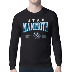 Utah Mammoth Starter Retro Graphic Long Sleeve T-Shirt Sale