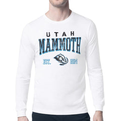 Utah Mammoth Starter Retro Graphic Long Sleeve T-Shirt On Sale