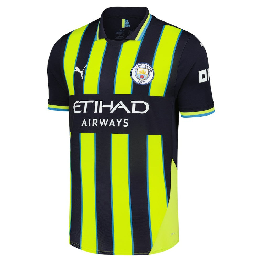 Manchester City 2024/25 Away Replica Custom Jersey Navy - Puma