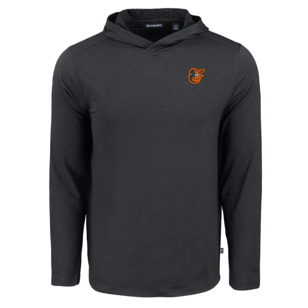 Baltimore Orioles Cutter & Buck Coastline Epic Comfort Recycled Eco Hoodie Long Sleeve T-Shirt | MLB On Sale