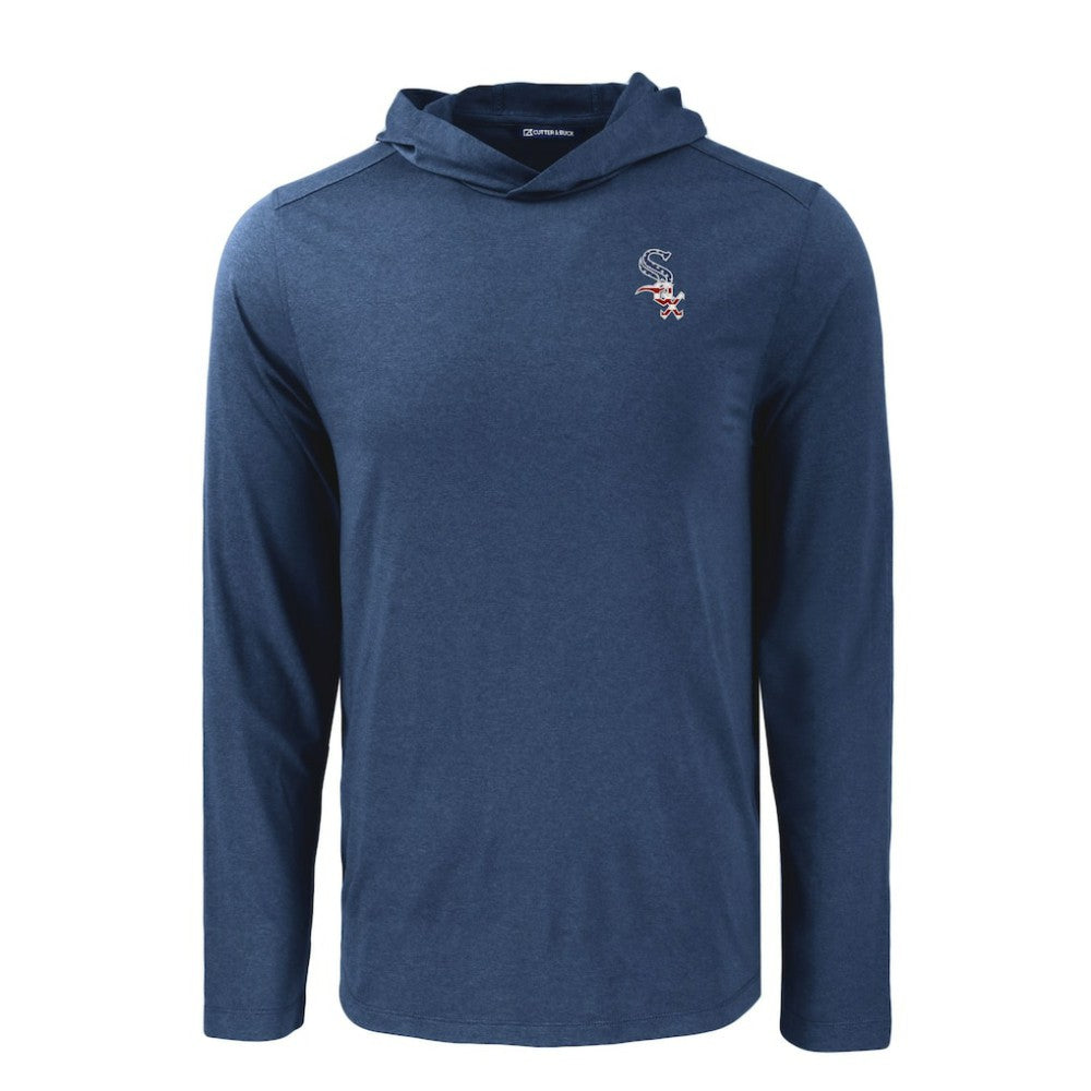 Chicago White Sox Cutter & Buck Coastline Epic Comfort Recycled Eco Hoodie Long Sleeve T-Shirt | MLB Online