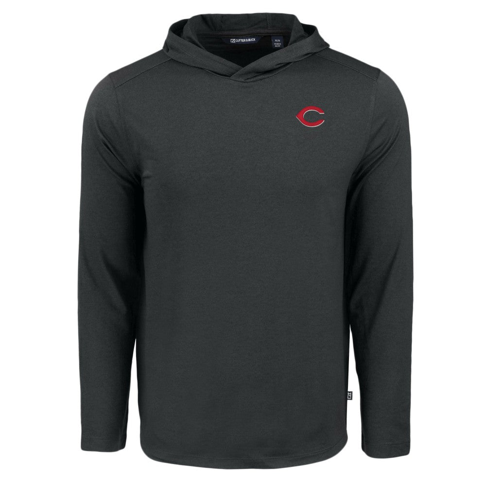 Cincinnati Reds Cutter & Buck Coastline Epic Comfort Recycled Eco Hoodie Long Sleeve T-Shirt | MLB US