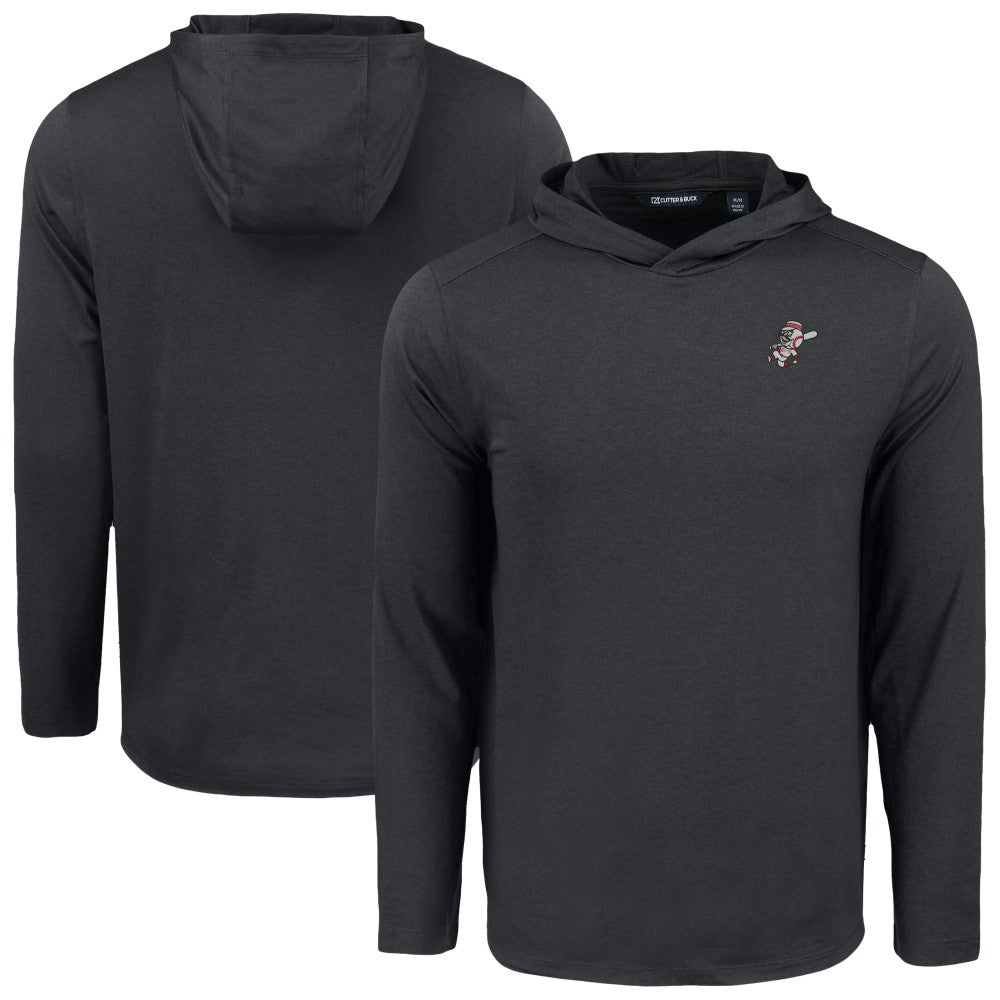 Cincinnati Reds Cutter & Buck Coastline Epic Comfort Recycled Eco Hoodie Long Sleeve T-Shirt | MLB US