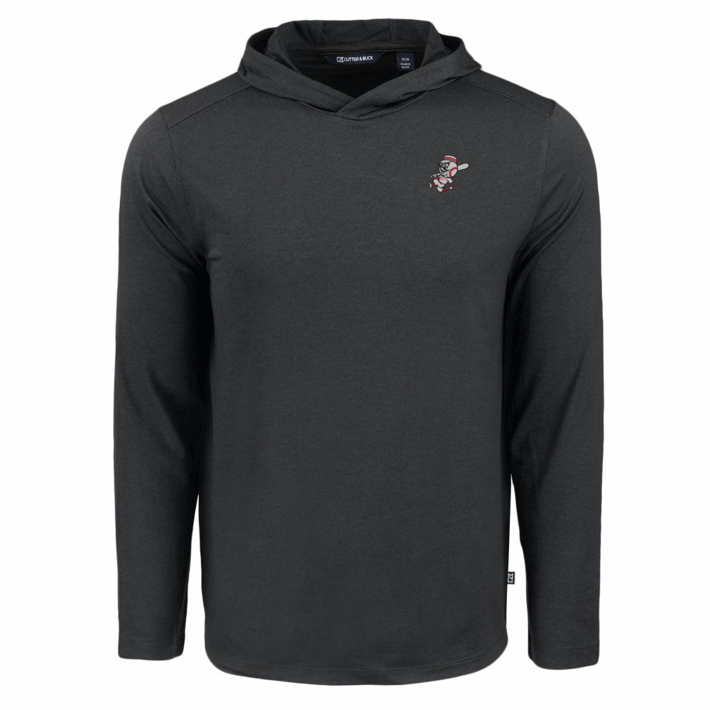 Cincinnati Reds Cutter & Buck Coastline Epic Comfort Recycled Eco Hoodie Long Sleeve T-Shirt | MLB US
