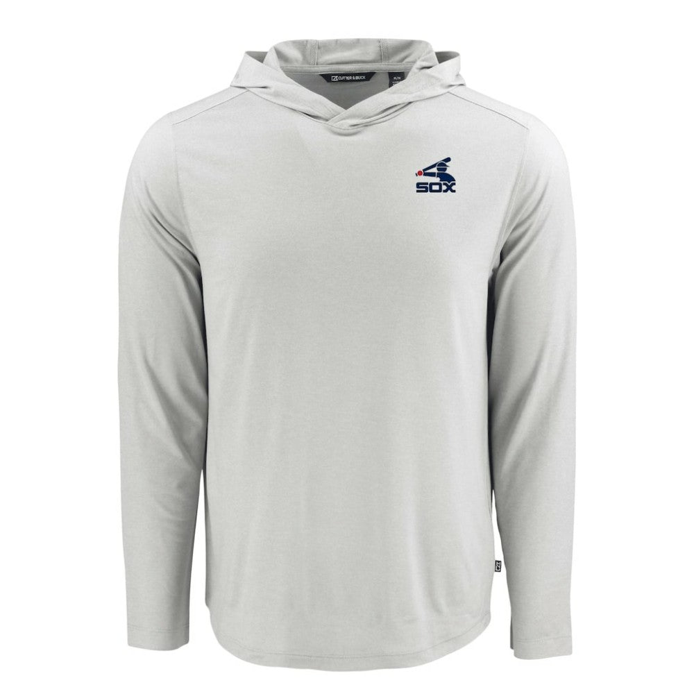 Chicago White Sox Cutter & Buck Coastline Epic Comfort Recycled Eco Hoodie Long Sleeve T-Shirt | MLB Shop