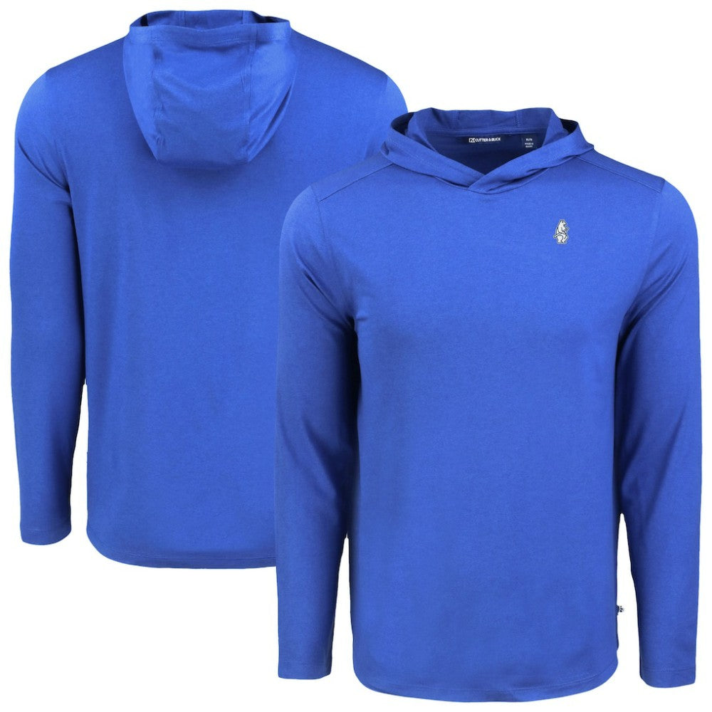 Chicago Cubs Cutter & Buck Coastline Epic Comfort Recycled Eco Hoodie Long Sleeve T-Shirt | MLB Near me