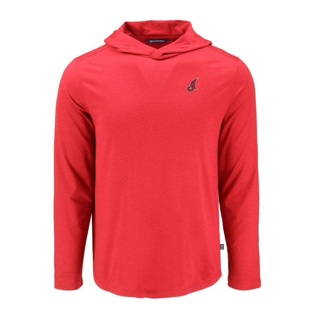 Cleveland Guardians Cutter & Buck Coastline Epic Comfort Recycled Eco Hoodie Long Sleeve T-Shirt | MLB Online