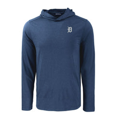 Detroit Tigers Cutter & Buck Coastline Epic Comfort Recycled Eco Hoodie Long Sleeve T-Shirt | MLB Online