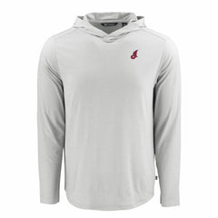 Cleveland Guardians Cutter & Buck Coastline Epic Comfort Recycled Eco Hoodie Long Sleeve T-Shirt | MLB Discount