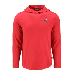 Detroit Tigers Cutter & Buck Coastline Epic Comfort Recycled Eco Hoodie Long Sleeve T-Shirt | MLB Discount