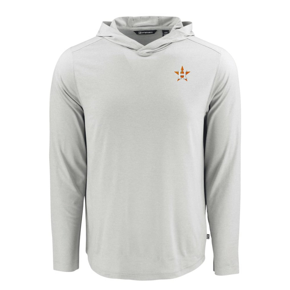 Houston Astros Cutter & Buck Coastline Epic Comfort Recycled Eco Hoodie Long Sleeve T-Shirt | MLB US