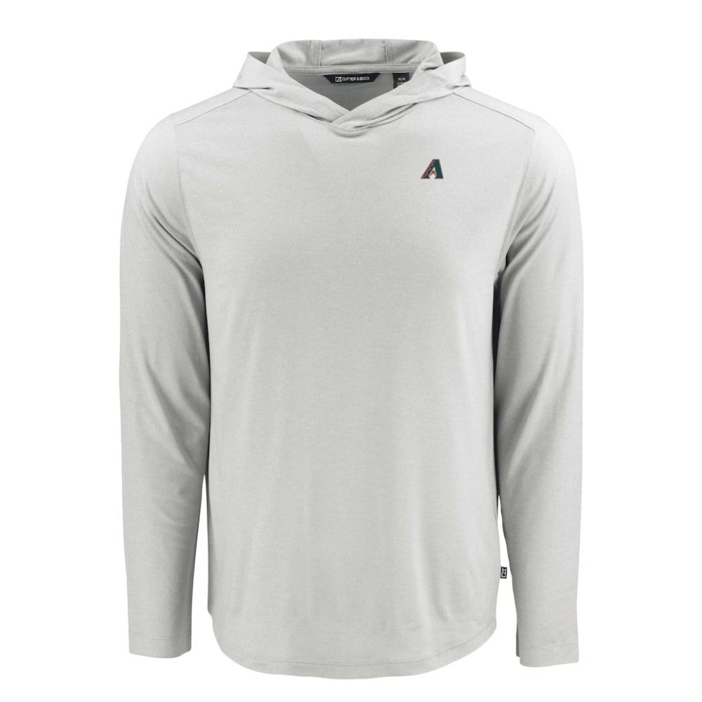 Arizona Diamondbacks Cutter & Buck Coastline Epic Comfort Recycled Eco Hoodie Long Sleeve T-Shirt | MLB US