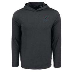 Miami Marlins Cutter & Buck Coastline Epic Comfort Recycled Eco Hoodie Long Sleeve T-Shirt | MLB Online