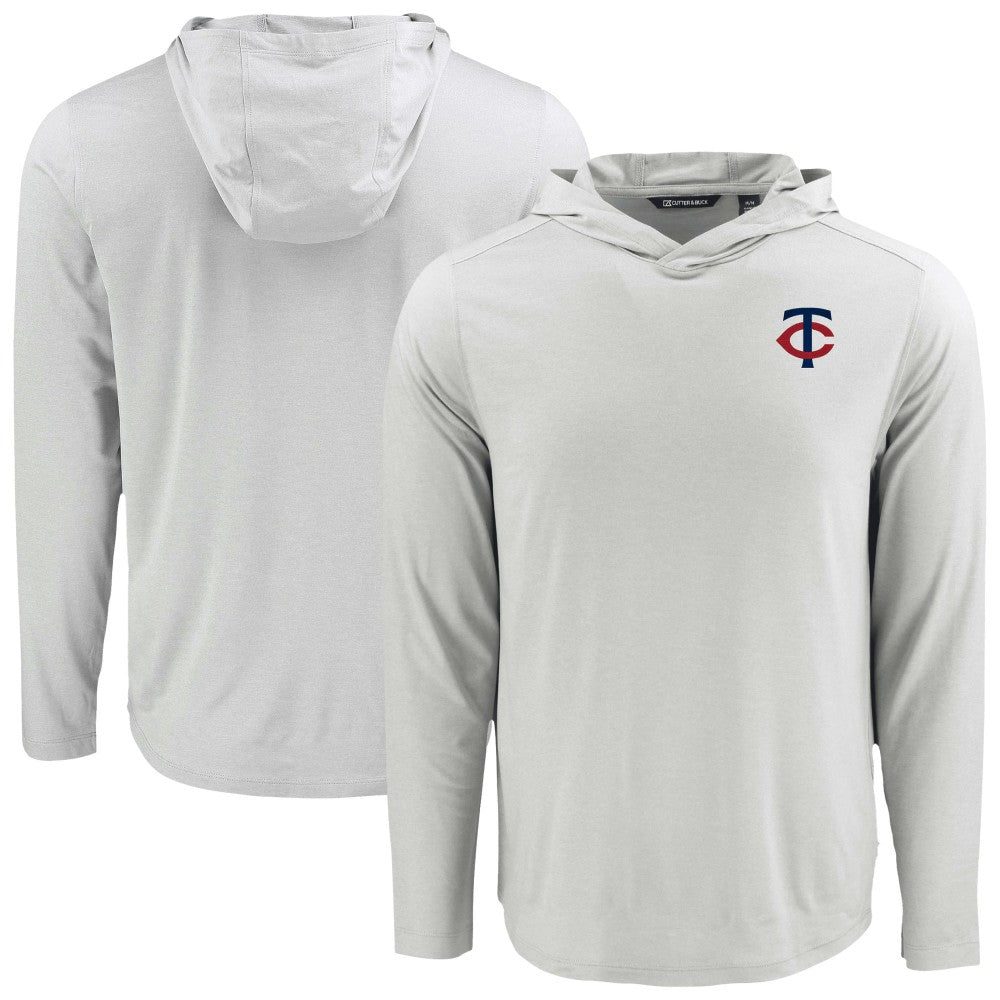 Minnesota Twins Cutter & Buck Coastline Epic Comfort Recycled Eco Hoodie Long Sleeve T-Shirt | MLB Near me