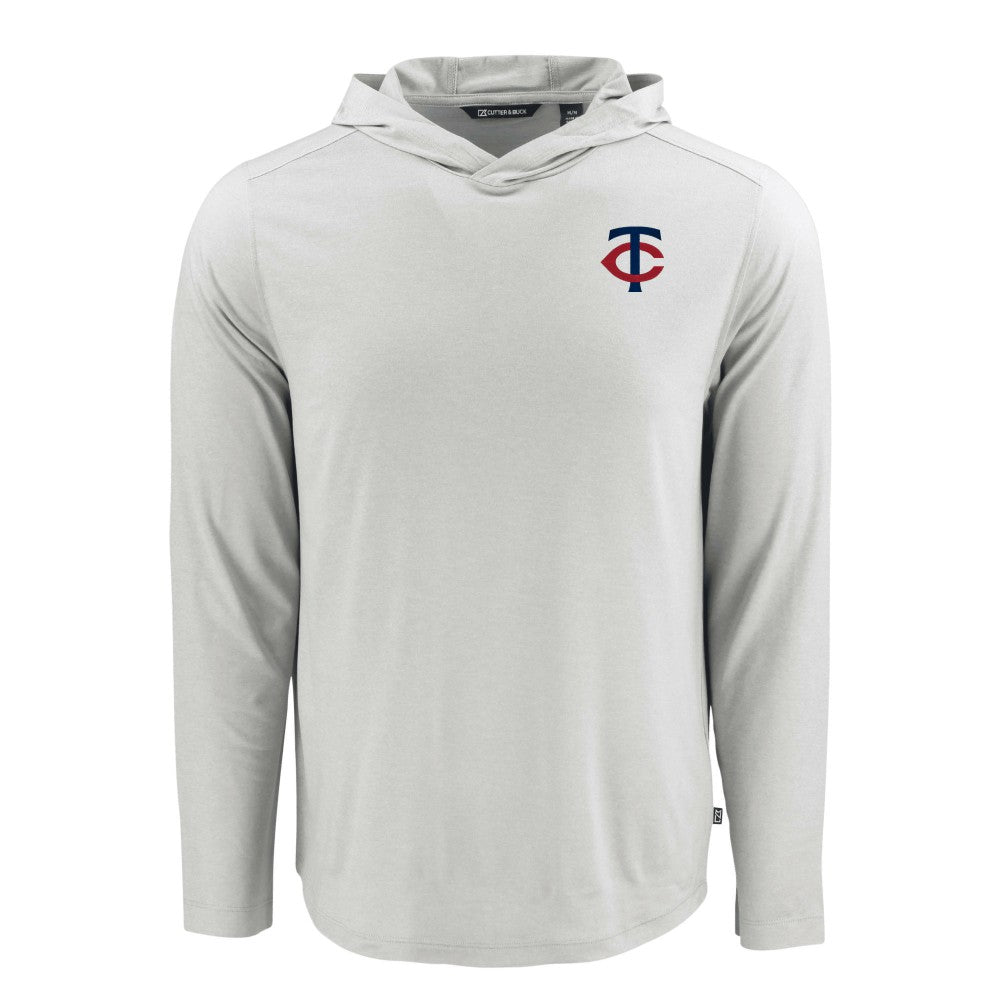 Minnesota Twins Cutter & Buck Coastline Epic Comfort Recycled Eco Hoodie Long Sleeve T-Shirt | MLB Near me