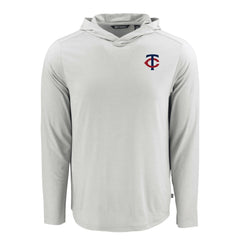 Minnesota Twins Cutter & Buck Coastline Epic Comfort Recycled Eco Hoodie Long Sleeve T-Shirt | MLB Near me