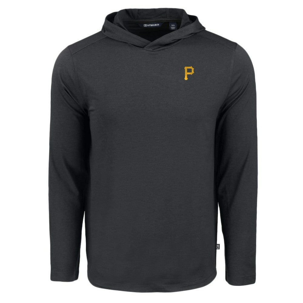 Pittsburgh Pirates Cutter & Buck Coastline Epic Comfort Recycled Eco Hoodie Long Sleeve T-Shirt | MLB On Sale