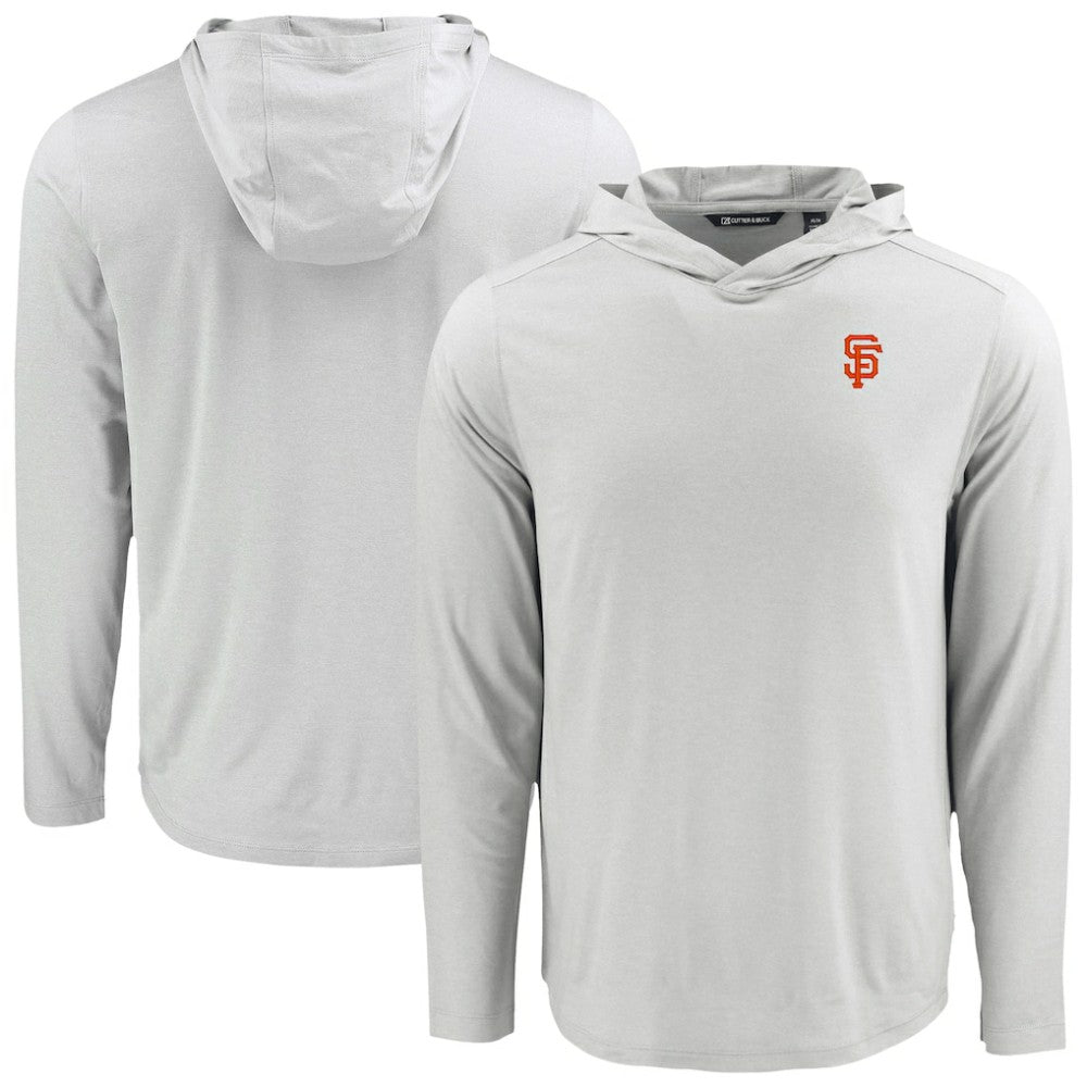 San Francisco Giants Cutter & Buck Coastline Epic Comfort Recycled Eco Hoodie Long Sleeve T-Shirt | MLB On Sale