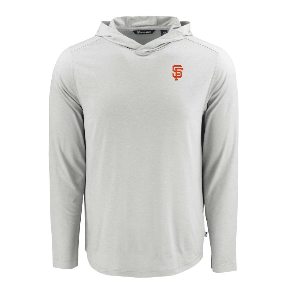 San Francisco Giants Cutter & Buck Coastline Epic Comfort Recycled Eco Hoodie Long Sleeve T-Shirt | MLB On Sale