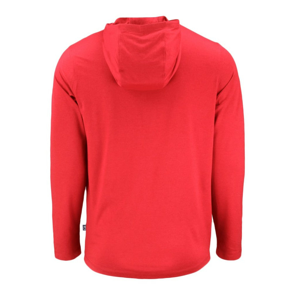 Washington Nationals Cutter & Buck Coastline Epic Comfort Recycled Eco Hoodie Long Sleeve T-Shirt | MLB On Sale